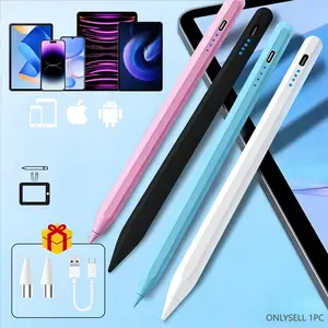 Touchscreen Stylus Pen Compatible with iPhone iPad Android Tablets, Universal Fine Tip Magnetic Adsorption, Lithium Battery