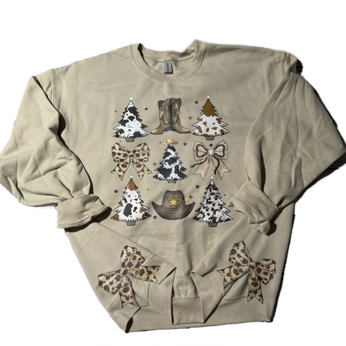 Christmas bow sweater