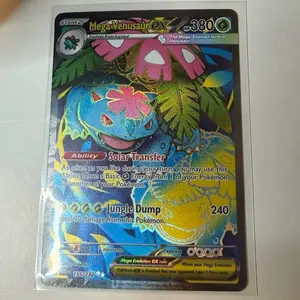 STAGEZ Mega Venusaur Evolves from ivysaur The Mega-Evolved form of Pokemon card