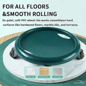 4 Wheel Anti-Slip Ab Roller Core Coaster Leg Sliders Adjustable Abdominal Trainer for Home Workout Portable Exercise Equipment for Core Strength Training