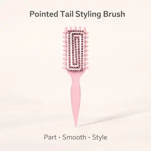 [Hair Styling Comb] Pin-Tail Vent Comb ✦ Smooths Flyaways, Sections Hair, Creates Ponytails (Set of 2 / 1 Piece)