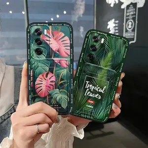 Card bag Card sleeve Phone Case For OPPO Reno12 Pro 5G Global Cute Full wrap Fashion Design Back Cover Waterproof Anti-dust Shockproof Cartoon Soft case Durable TPU Card slot