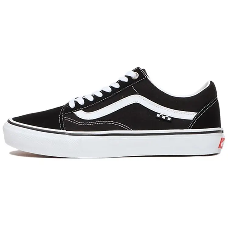 Women's Vans Skate Old Skool Checkerboard Black Flat Shoe - Sneaker, Sports Shoes, Athletic Trainer