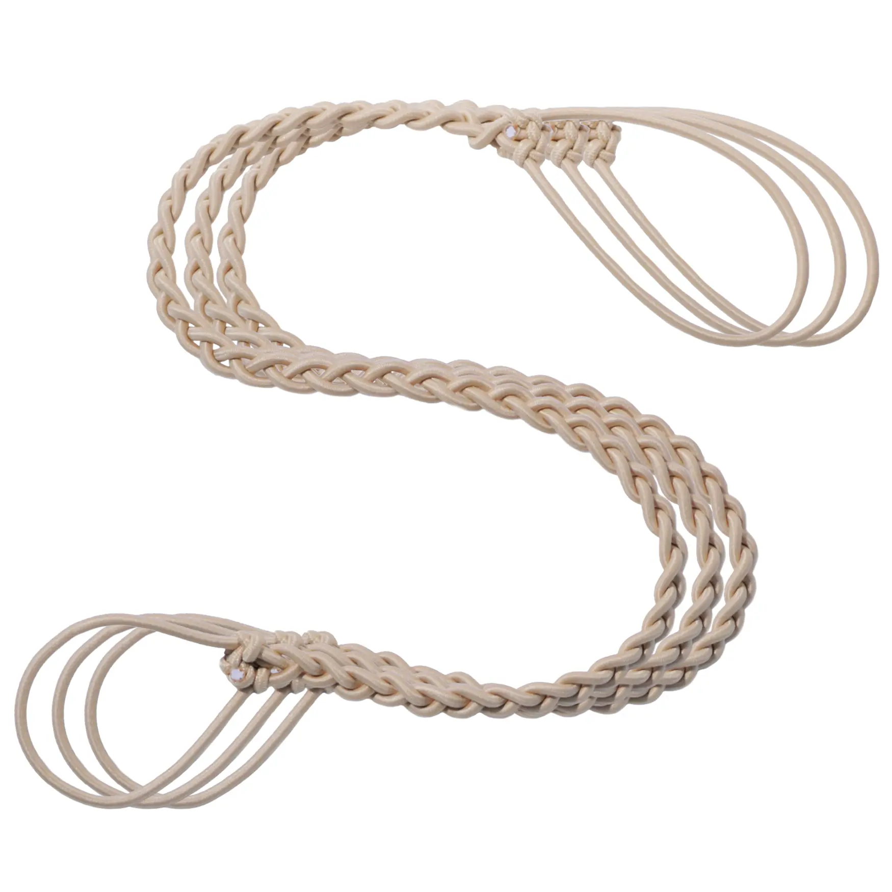 Rip Tie Regular Tangle-Free Hair Tie for Women, Nylon Hair Elastic, Colorful Hair Accessory - As Seen on Shark Tank - 3 Pack Sandbar