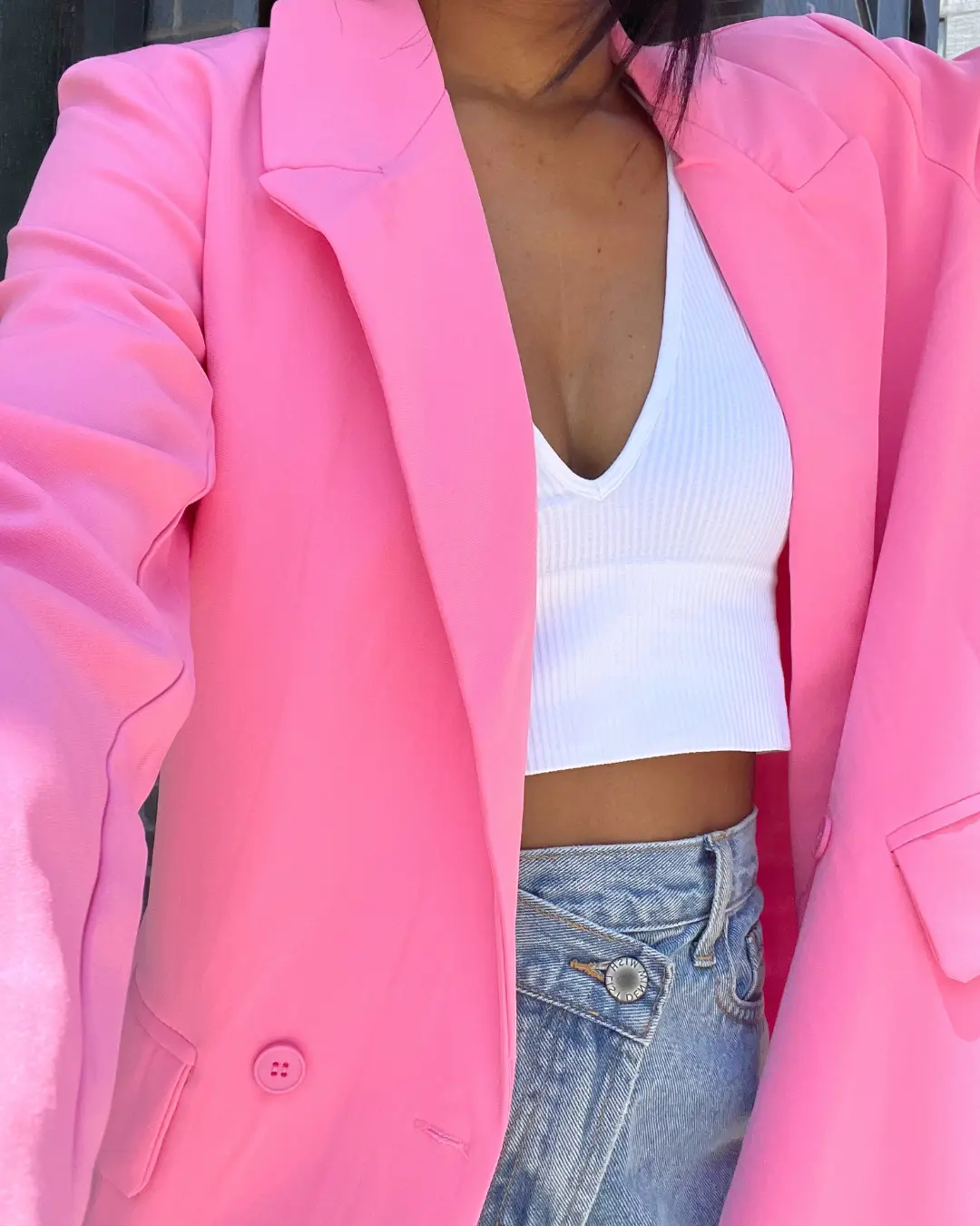 Single Breasted Oversized Blazer