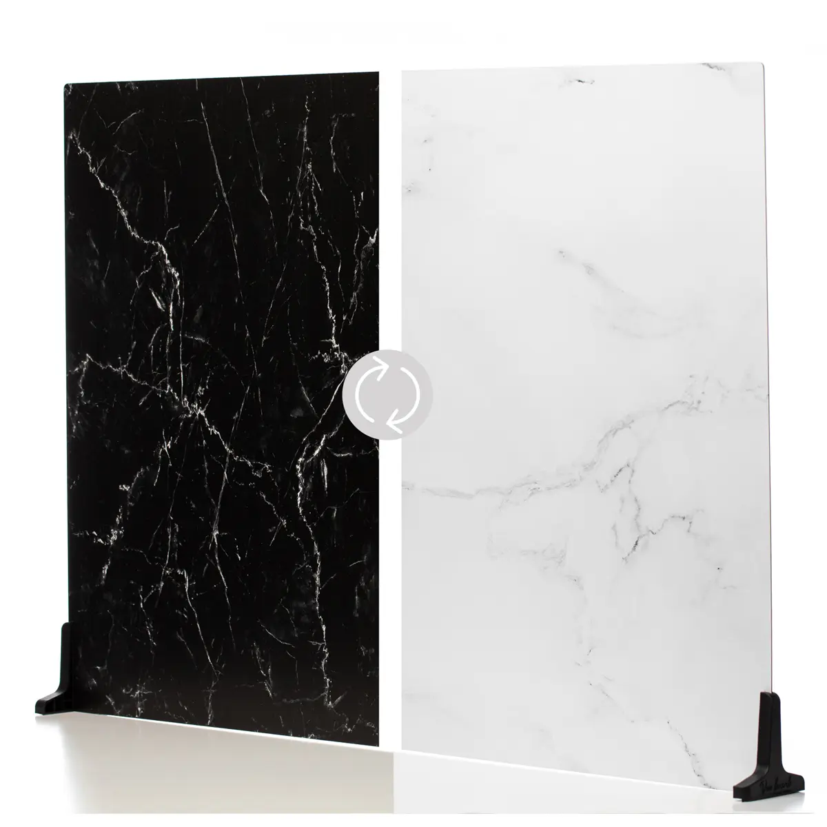 V-FLAT WORLD Duo Board Camera Studio Panel for Photographers, 30x40in Double-Sided Surface Board, Onyx/Alpine Variants