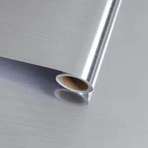 Waterproof Oil-Proof Stainless Steel Kitchen Sticker, Heat Resistant Wipeable, Suitable for Countertops and Cabinets