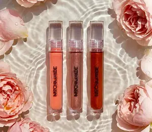 The Nudes Trifecta (BUNDLE) Chocolate Coconut Gloss Makeup Moisturizing Oil Honey Lipgloss Beige Caramel Grape Lipstick Pinkish Shimmer Cosmetic Hydrate