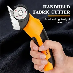 Rechargeable Cordless Electric Scissors with Dual Rotary Blades, Heavy-Duty Portable Cutter for DIY Crafts, Sewing, Carpet, Leather & Cardboard - Perfect Gift Choice