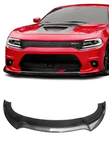 Front Bumper Lip Splitter for 2015–2022 Dodge Charger SRT, 1 solid piece design