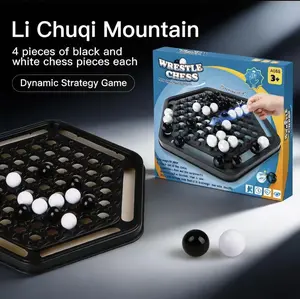 Logic Strategy Board Game – Kids Educational Toy for Parent-Child Interaction, Portable Chess Game, Tabletop Travel Game, Fun Gift for Family Game Night