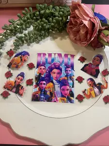 K pop  16oz Double Side Printed UV DTF Up Wrap with Vibrant color