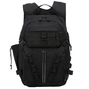 Solid Color/Camo Print Outdoor Sports Backpack, Fashion Durable Hiking Climbing Backpack, Sports Bag for Men & Women