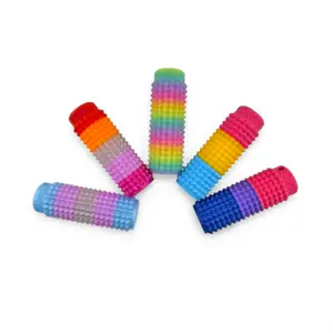 Little Ouchies Grippie Pride Collection – LGBTQ+ Sensory Fidget Keychain with Pride Flag Designs, Trans/Bi/Lesbian/Pan/Ace/Non-Binary, Gentle Texture