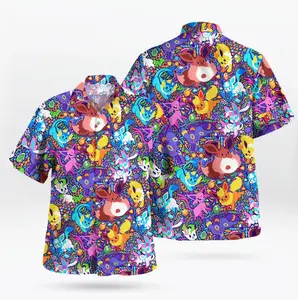 2026 Hawaiian PKM Plot Twist I Dress Like This – Eevee Hawaiian Shirt – Tropical Style Anime PKM Aloha Latias Latios Hawaiian Shirt