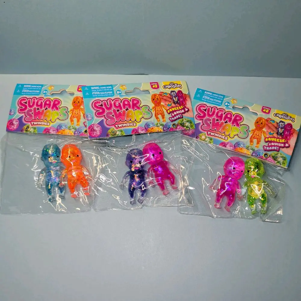 ORB CURIOSITIES Sugar Swaps Twinsies Stress Relief Toy for Ages 5+, Series 2, Variety of Colors