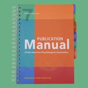 Publication Manual of the American Psychological Association (7th Edition, Spiral Bound) – Official APA Guide for Writing, Citing, and Publishing.