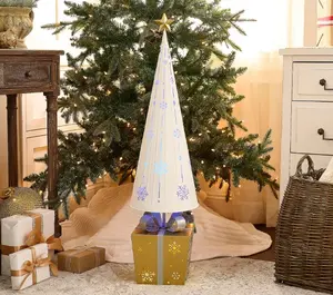 Kringle Express 38" Oversize Lit Decorative Tree with Presents