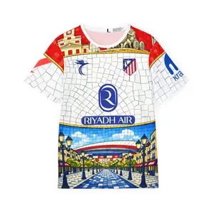 Atlético Mosaic Griezmann #7 Soccer Jersey – Men’s All-Over Print