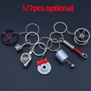 Car Themed Keychain, Creative Car Keychain for Car Lovers, Car Interior Decoration Accessories, Car Modification Culture Keychain, Gift Keychain