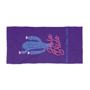 Hola Bride, Bachelorette Set, Beach Towel