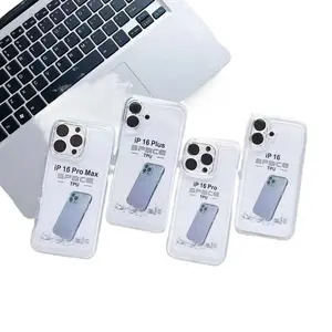 Suitable for iPhone 15/14 Apple 13 Pro Max Transparent 12/11 Thickened Space Case 16 Phone Case XS