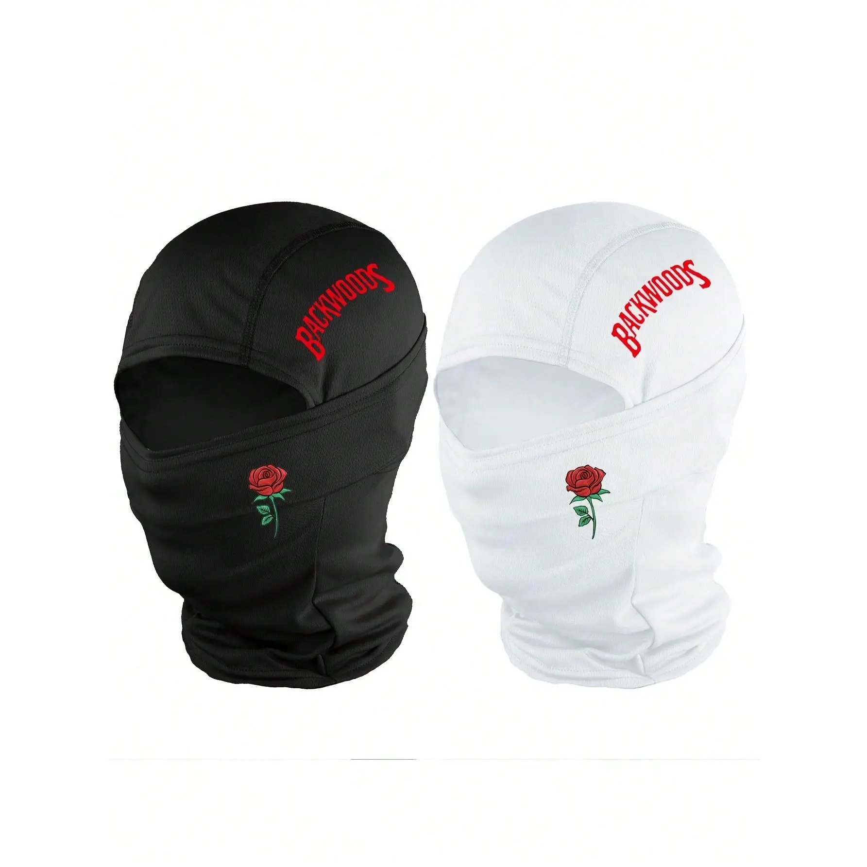 Unisex Skull Print Full Face Balaclava, Breathable Neck Warmer for Outdoor Sports, Hiking & Skiing, 1/2 Pcs Pack