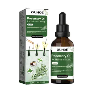 Rosemary Oil for Hair Growth & Scalp Care (1.7 fl oz) | Natural Hair Growth Serum with Peppermint, Coconut & Tea Tree Oil for Hair Loss & Thinning | Scalp Cleansing & Hair Thickener for Men & Women  Treatment Oil