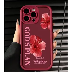 GOD'S PLAN Phone case for iPhone Samsung 17Pro Max Air 16 15Plus 14 13 12 11 XR XS Galaxy S25 S24 S23 S22 S21 A54 A53 A52, Full-Coverage Lens Protection, Shockproof Drop, Protection Durable, Bible Quote Phone Case for Everyone, Religions, Beliefs