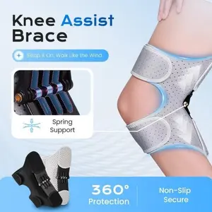 Adjustable Knee Protection Booster for Sports, Premium Support Multipurpose Design, Breathable Fabric, Durable Construction, 360° Protection, Protective Knee Booster