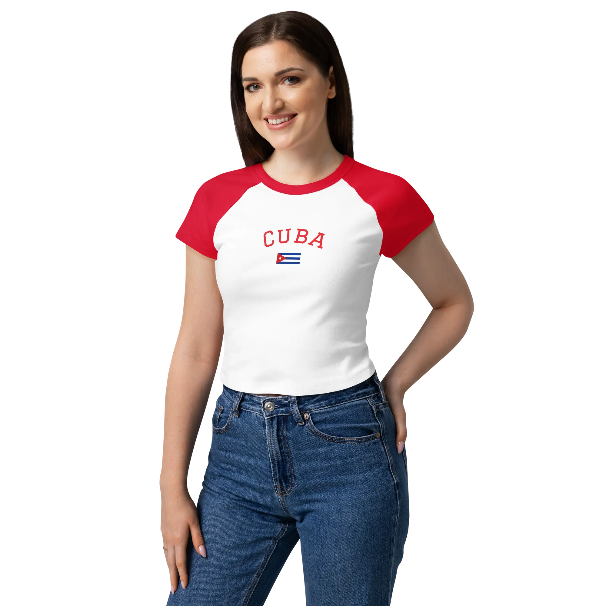 Cuba baby tee shirt (big font)