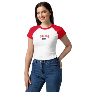 Cuba baby tee shirt (big font)