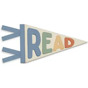 Boho Classroom Reading Corner Decor, Read Sign Wall Felt Pennants, Colorful Wall Hanging for Classroom Reading Room Library Kids Bedroom Playroom