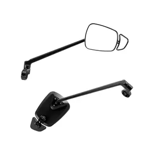 Dual-Lens Rearview Mirror, HD Anti-Glare Convex Glass Cycling Mirror with 360° Rotatable Aluminum Bracket, Wide No Blind Spot Handlebar Mirror Fits 20-25mm Grips for E-Scooter, E-Bike for Daily Commuting and Outdoor Off-Road Riding