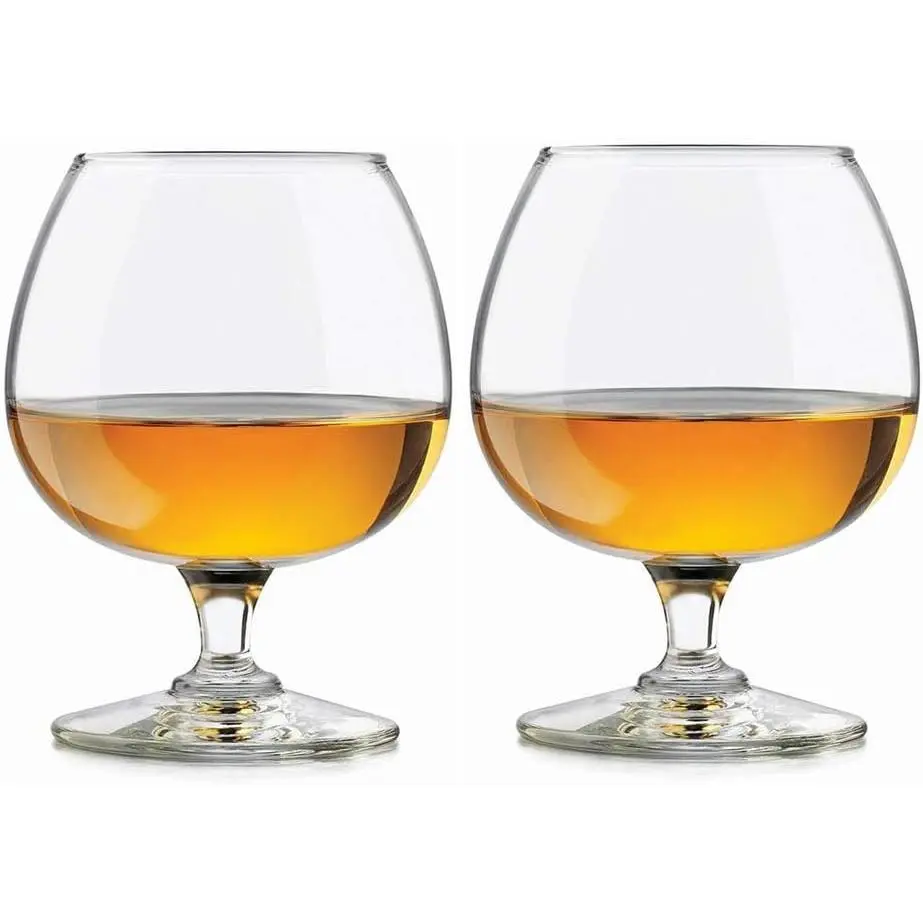 Brandy Cognac Snifter Glasses - 2-Piece 22 Oz (625ml) Lead-Free Extra Large Lead-Free Drinkware Set for Home, Festive Party Supplies