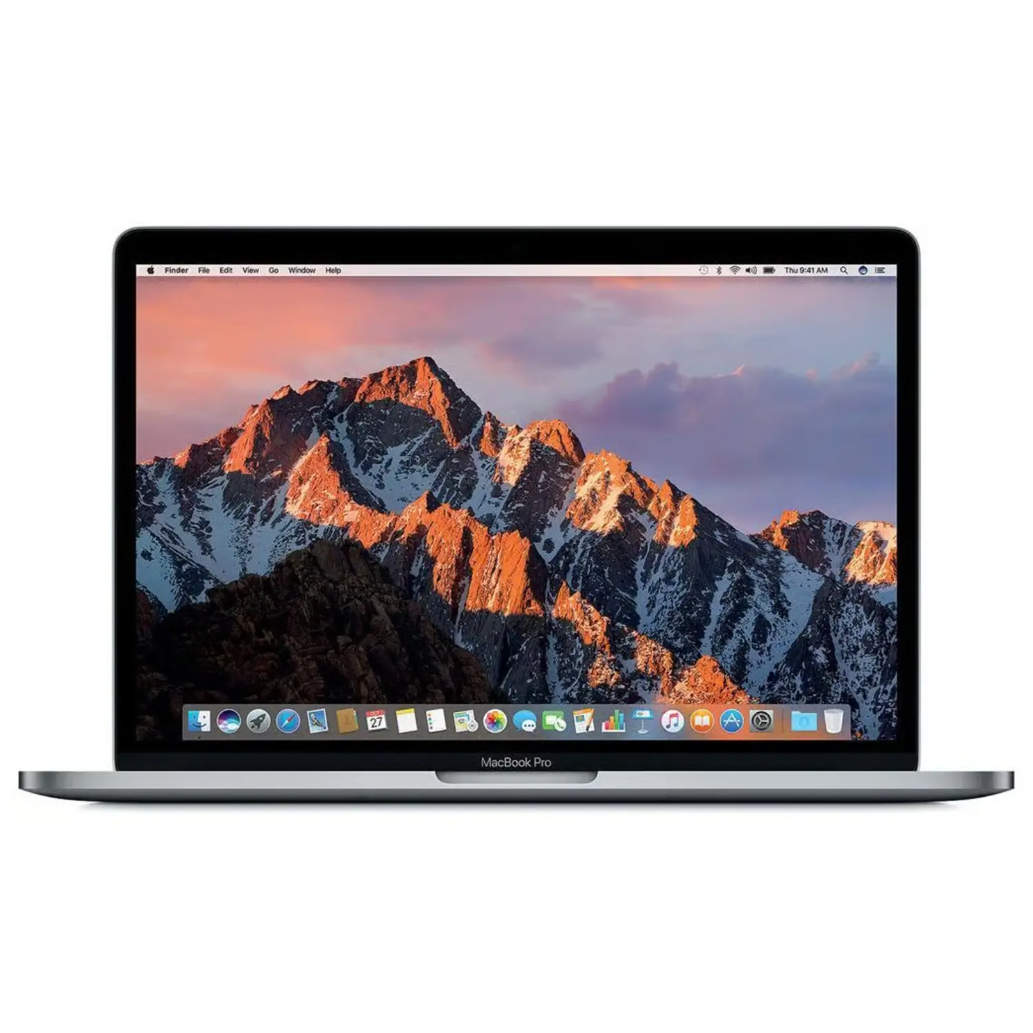 Refurbished Apple MacBook Pro Laptop 13.3" Space Gray 2017 with Core i5 2.3GHz, 8GB RAM, 256GB SSD & Laptop Charger Accessories | (Eco-Friendly Condition)