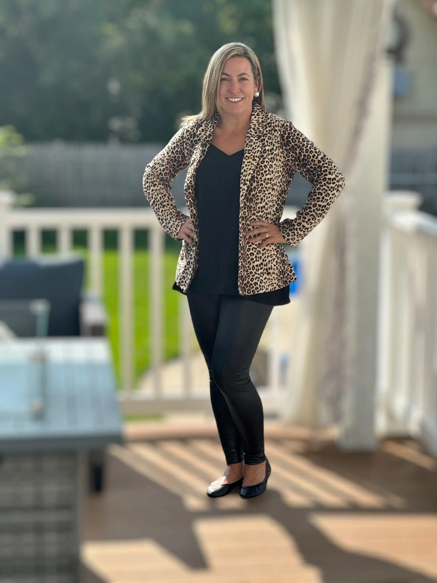 Lovely in Leopard Blazer