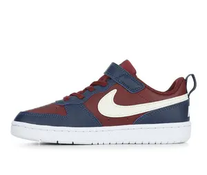 NIKE Court Borough Low Recraft (GS) Kids' Classic Low-Top Trainers with a Bold Color Scheme and Sporty Chic Style