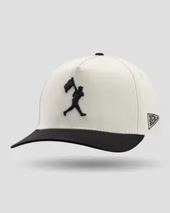 Flag Man Five Panel Cap - Cream