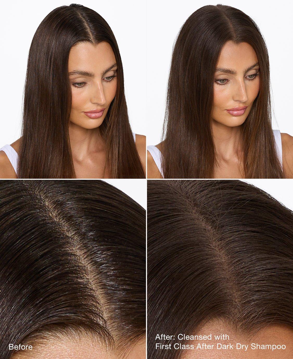 IGK FIRST CLASS AFTER DARK Tinted Charcoal Detox Dry Shampoo | Dark Hair | Balances Oil + Soothes Scalp + Volumizes | Cruelty Free | 243ml | 6.5 oz