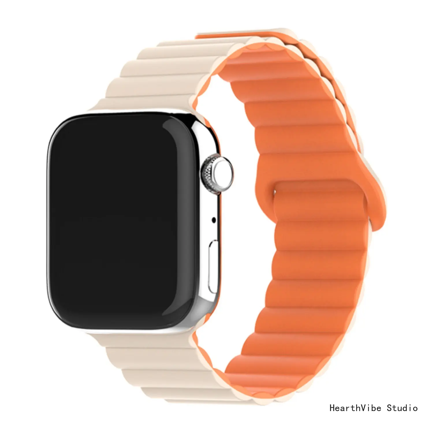 Compatible with Apple Watch Series 11 – Magnetic Silicone Loop Band (S11) – Smartwatch Strap Compatible with Apple Watch Series 11 – Magnetic Silicone Loop Band (S11) – Smartwatch Strap