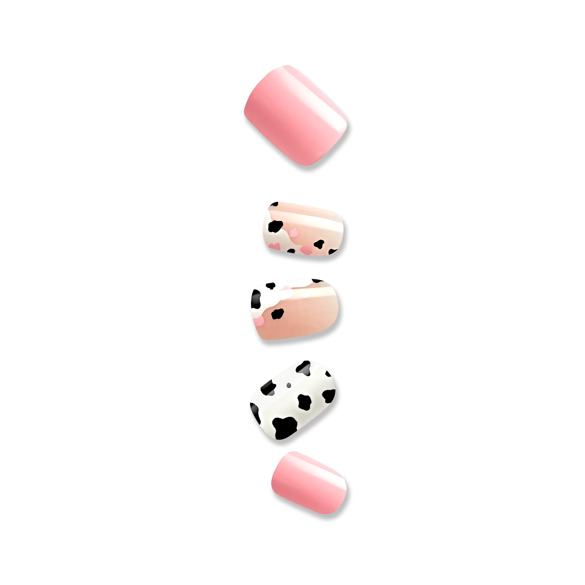 Impress Design No Glue Fake Press On Nails - One Chance | Design, Pink, Short, Squoval, Manicure