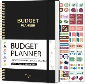 Budget Planner Monthly Budget Book with Expense Tracker Notebook, Undated Bill Organizer & Finance Planner 2024-2025 to Manage Your Finances