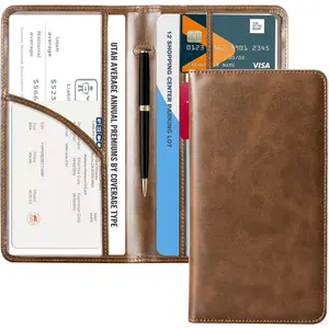 Car Registration and Insurance Holder - Vehicle Glove Box Car Organizer,Auto Truck Comparment Accessories Case with Magnetic Closure for Driver License,Cards