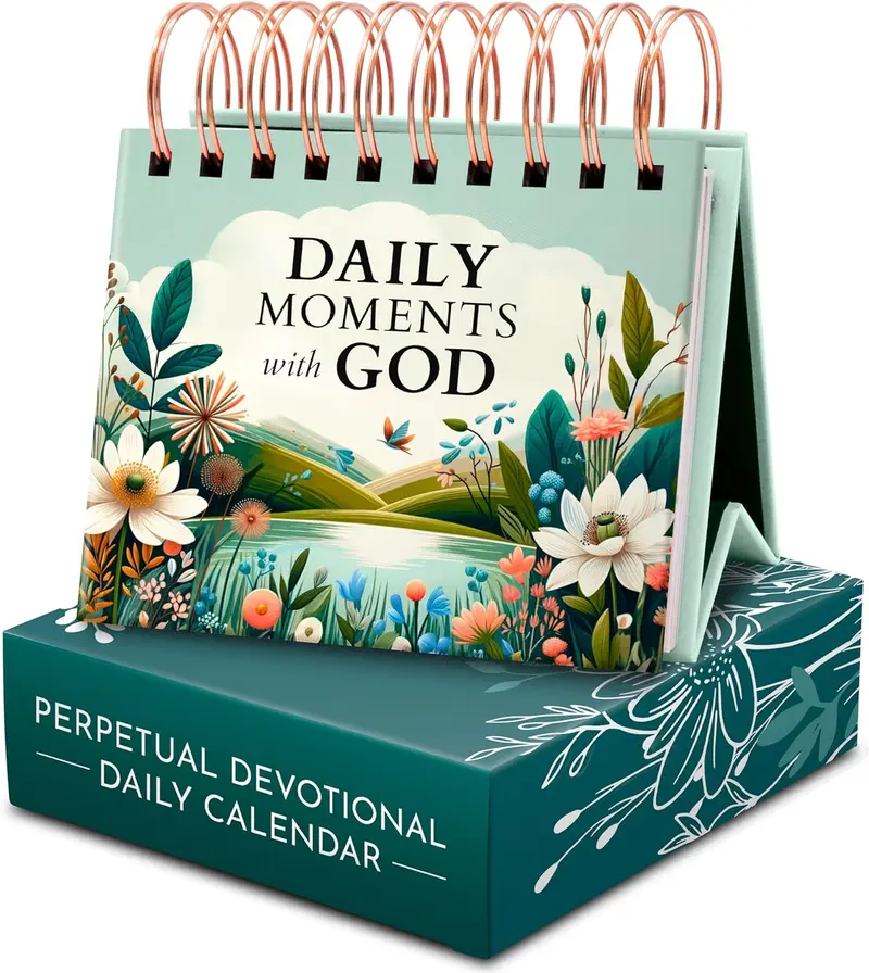 Inspirational Desk Calendar with Prayers, Blessings, and Devotions  Christian Gifts, Religious and  Gifts for Women, Christian Desk Decor, Inspirational Gifts