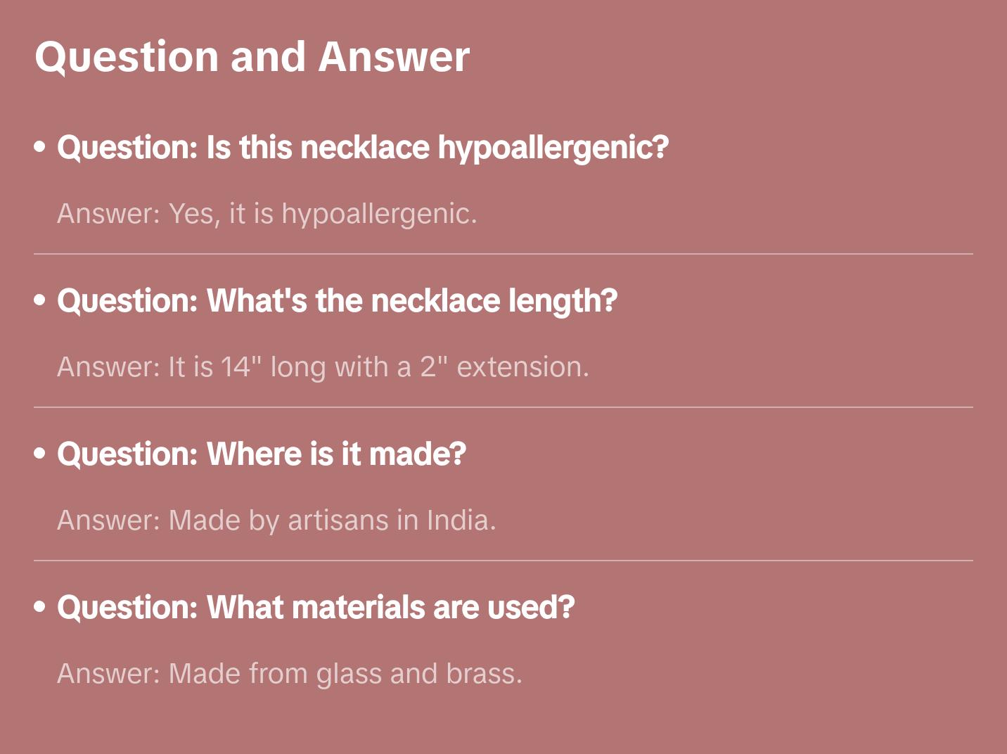 Kimberly Alternating Beaded Necklace