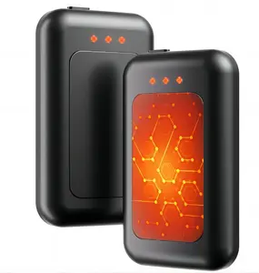 Hotdot Rechargeable Hand Warmer 2 Pack 6400mAh Heats in 1 Second Lasts 16 Hours Perfect Christmas Gift for Outdoor Work Sports Dog Walking Portable Hand Warmer hand  warmer  packs electric portable