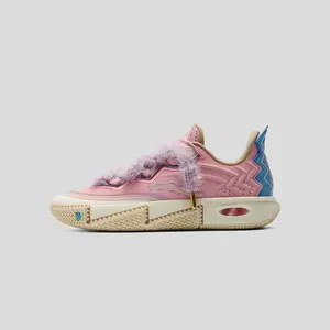 ANTA KAI 2 Azurie small Basketball Shoes Professional Anti-slip Pink Blue Sports Shoes