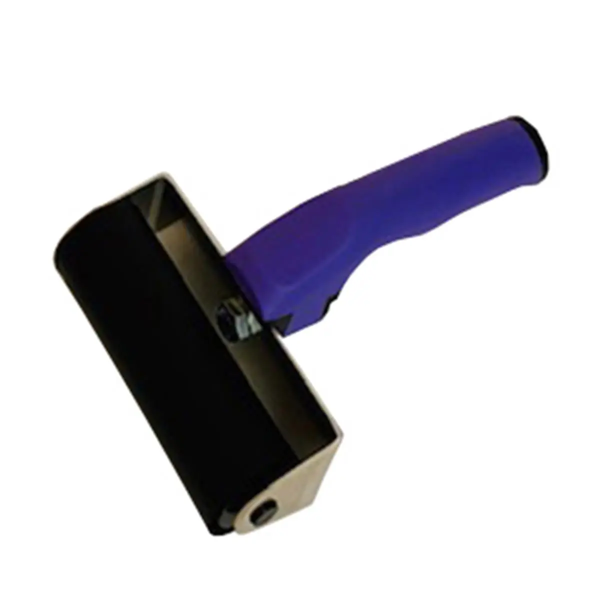212 MAIN 4 in. Pro Paint Roller Soft Rubber Brayer - Lightweight Aluminum Home Improvement Paint Supply & Tool, 1.5 lbs, Durable Material, Ergonomic Soft-Grip Handle, Stand Frame, Great for All Printing Projects