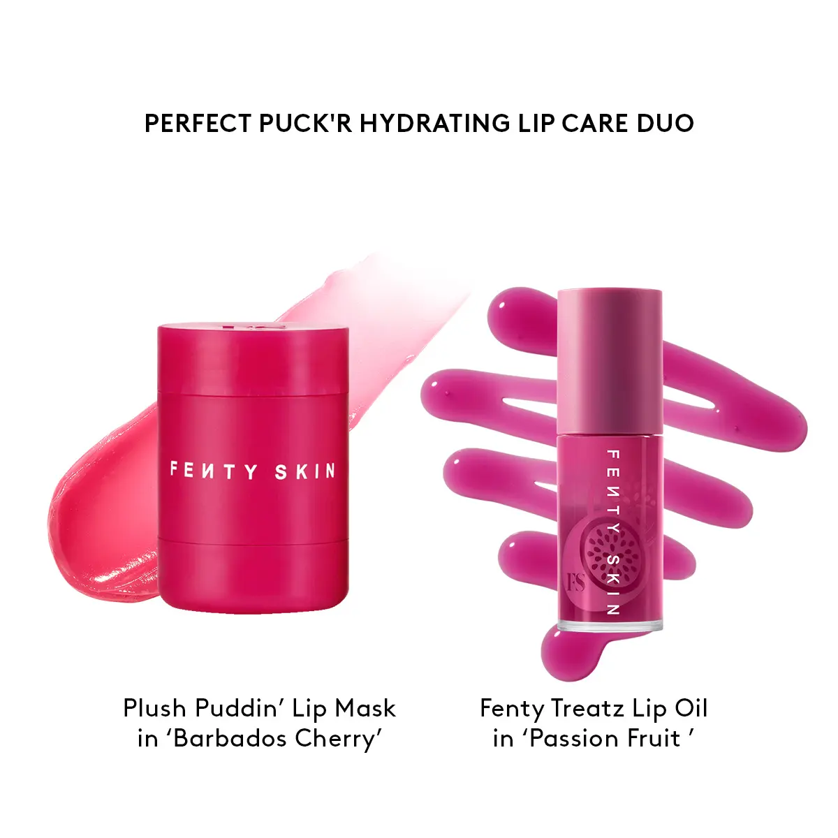 Passion Fruit Lip Oil + Barbados Cherry Lip Mask